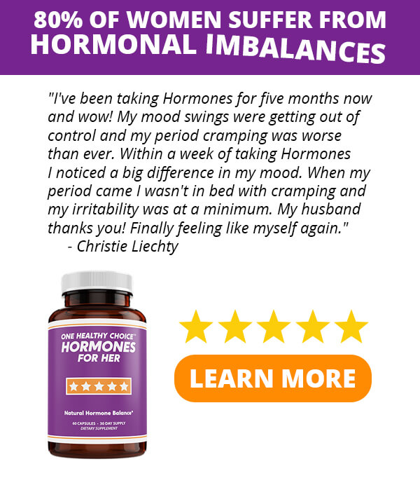 80% of Women Suffer from Hormonal Imbalances. Learn more about how Hormones For Her can help.